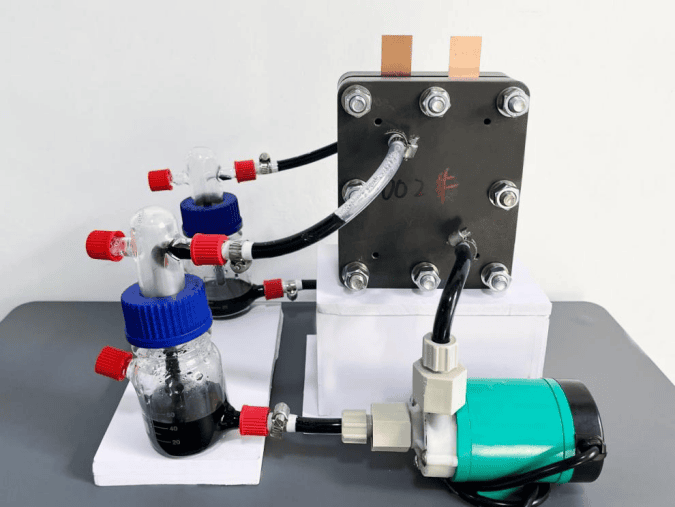 VRFB Single Cell Experimental Flow Battery System